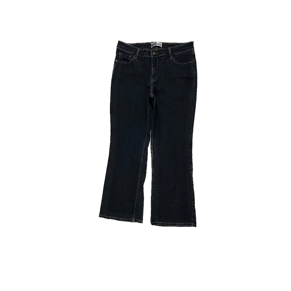 Signature‎ Levi Strauss Jeans Women 14P Dark Blue Bootcut Mid Rise Denim